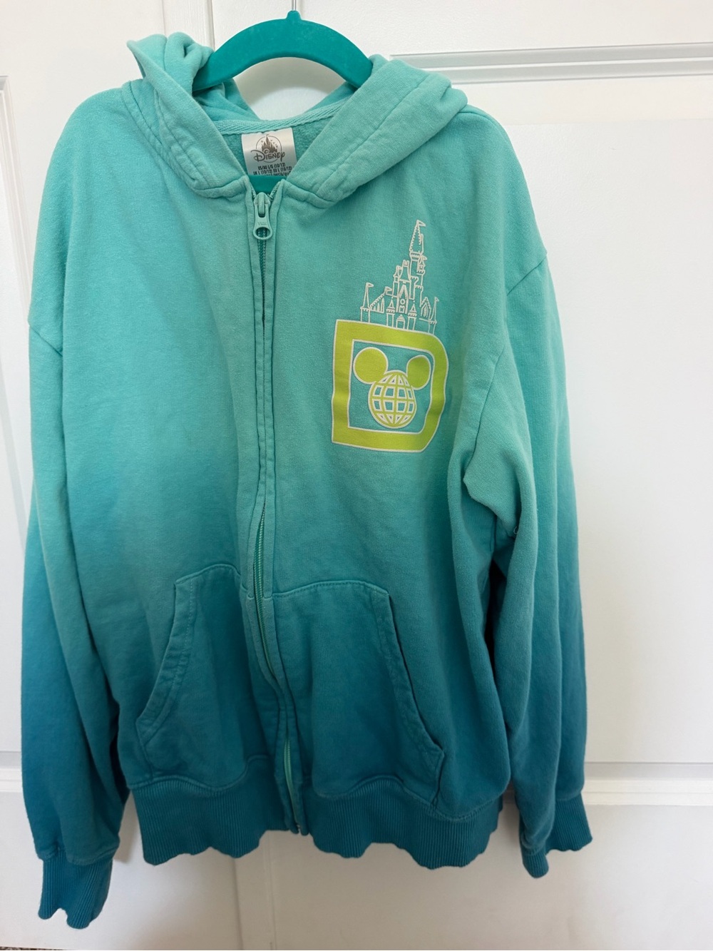 Disney World Kid's Teal zip up